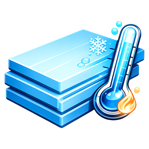 Thermal insulation icon transparent